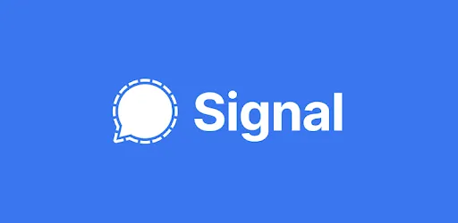 Signal Messenger-Logo repräsentiert sichere Ende-zu-Ende-verschlüsselte Nachrichten und datenschutzfokussierte Kommunikation
